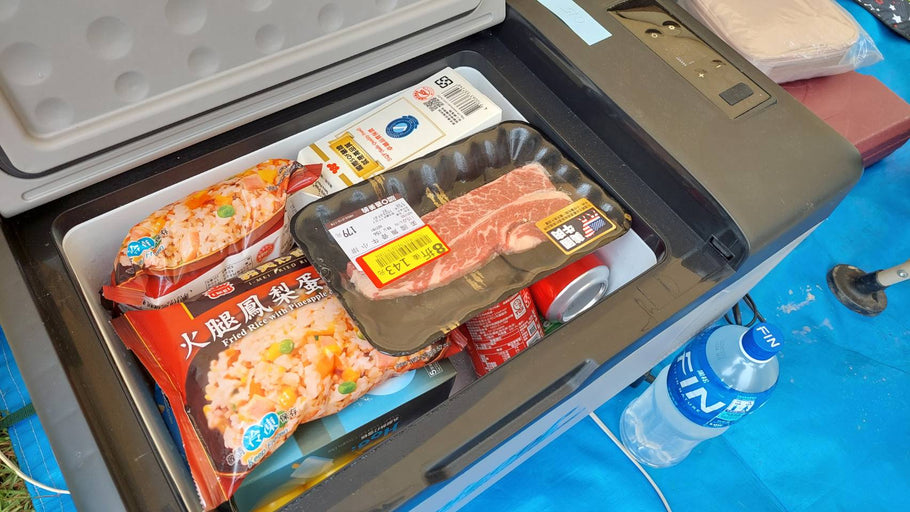 客人使用行動冰箱